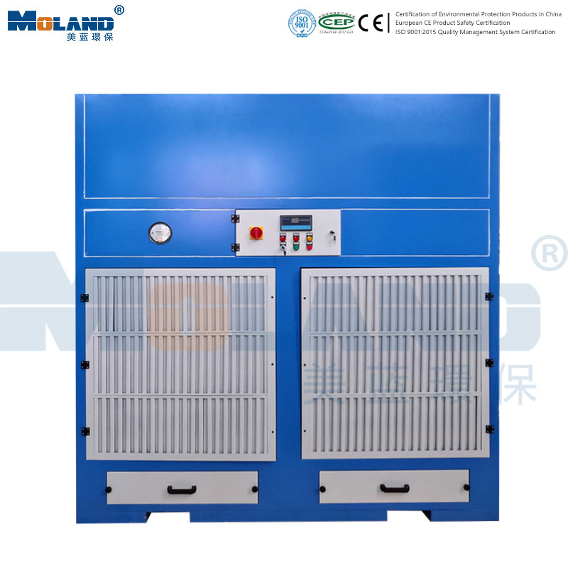 Grinding dust removal cabinet