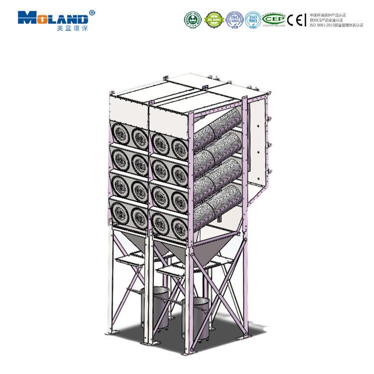 車間集中除塵系統(tǒng)【斜插式濾筒除塵器MLWF1800H/3500H】